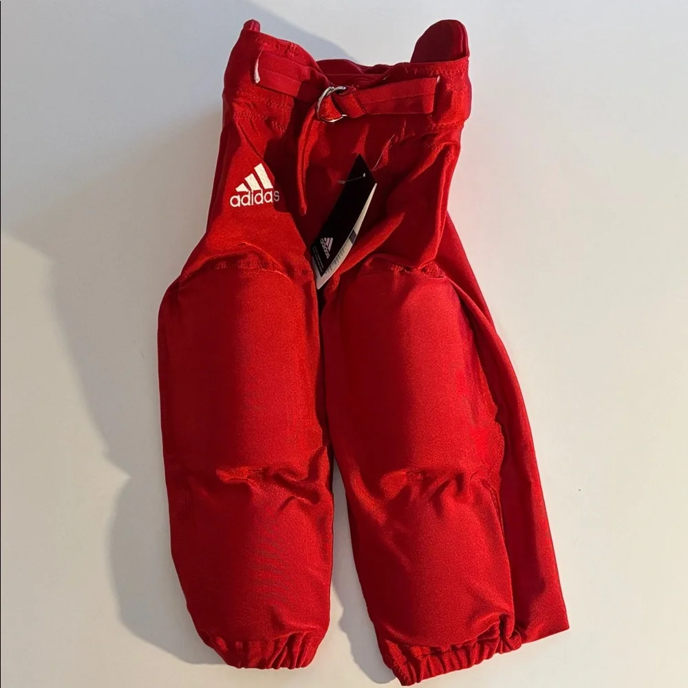 Adidas INTEGRATED PAD PANT ADULT SMALL POWER RED FOOTBALL PADDED PANT SMALL NWT
